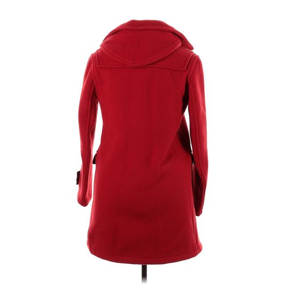 Original Montgomery Coat Duffle Women’s Tartan Red Horn Toggle England Wool - Picture 5 of 8